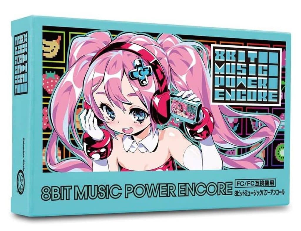 8BIT MUSIC POWER ENCORE — New-Made Famicom Music Cartridge (Columbus Circle, Sealed)